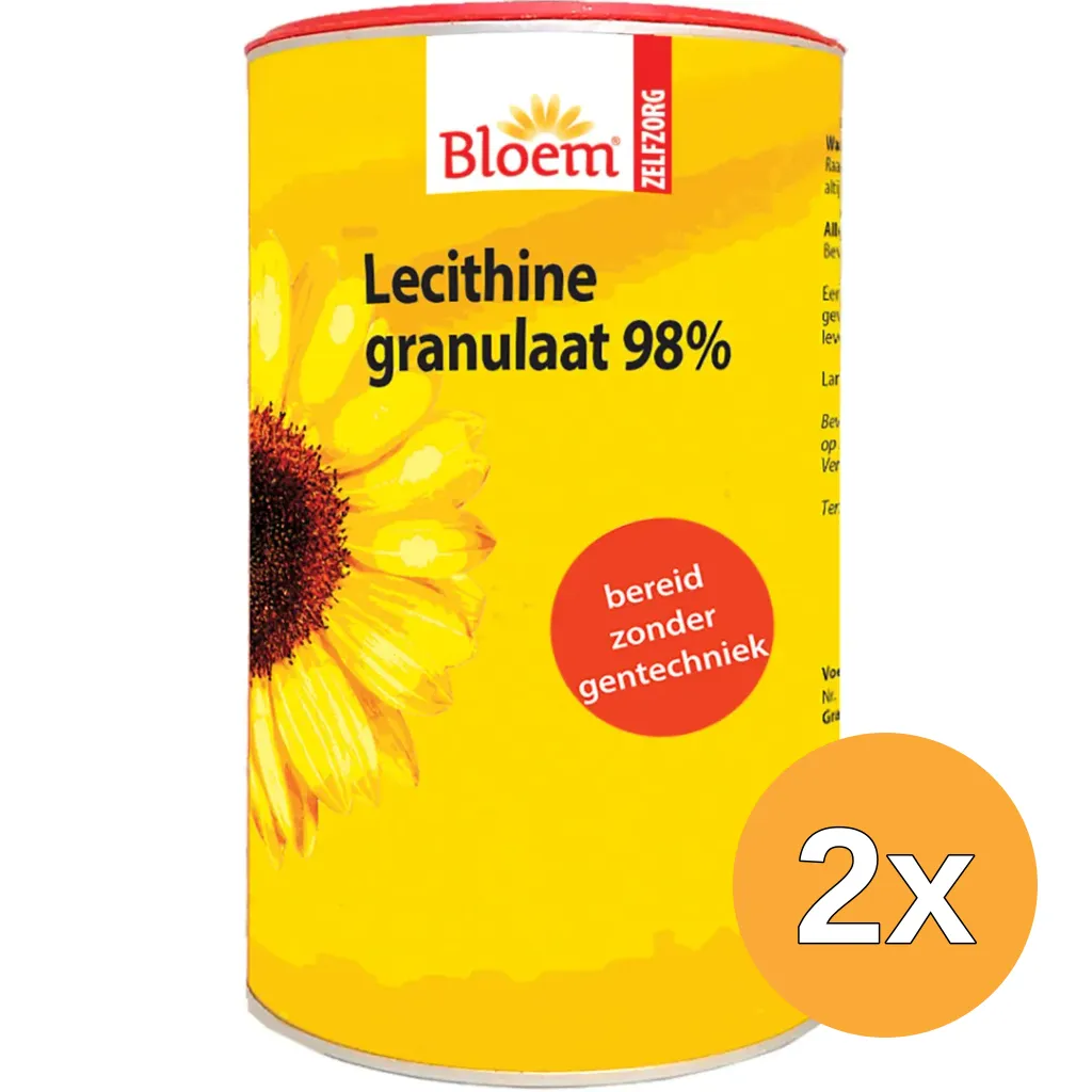 2x Bloem Lecithinegranulaat 98% (400 gr)