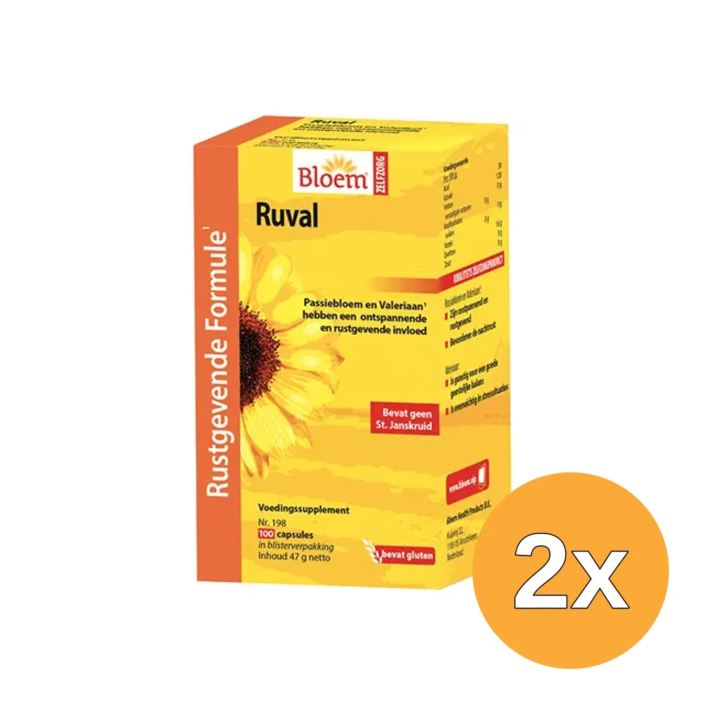 2x Bloem Ruval Zonder St Janskruid (100 stuks)