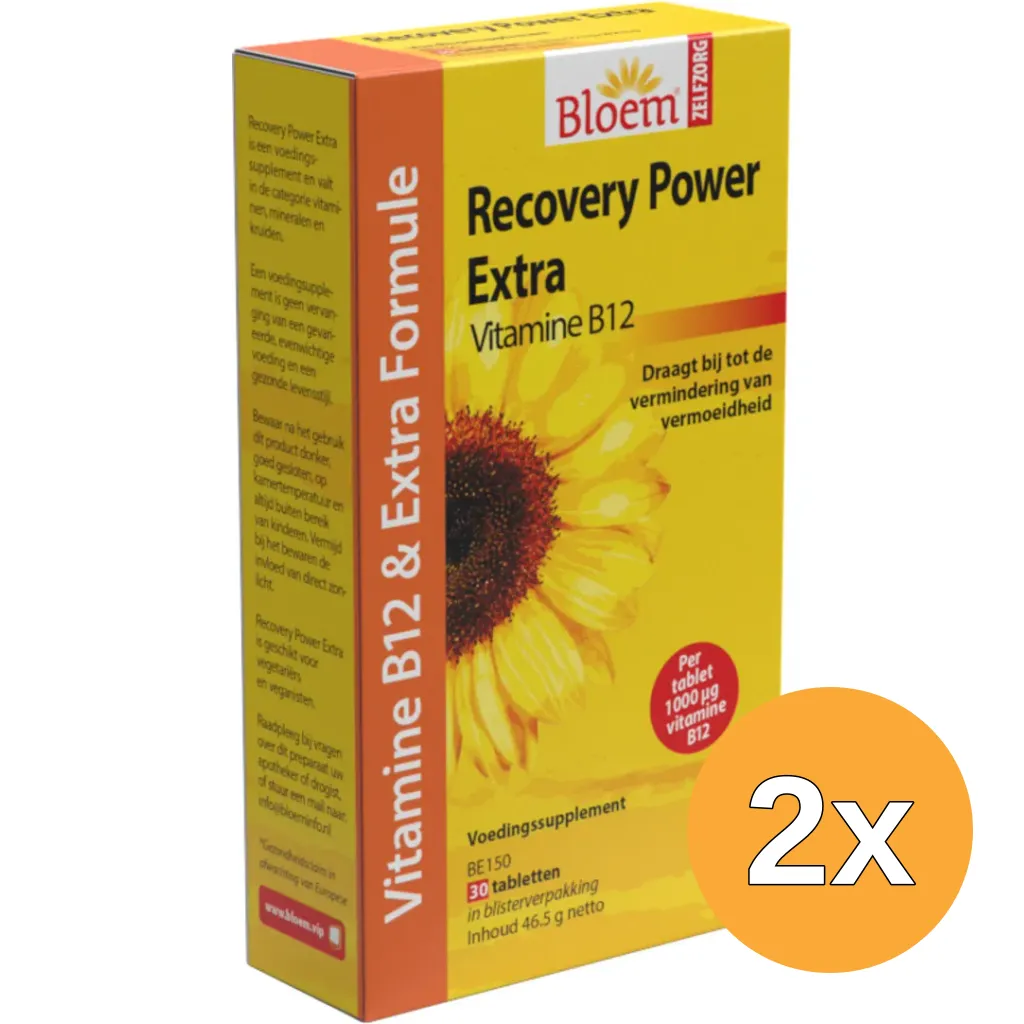 2x Bloem Recovery Power (30 tabletten)