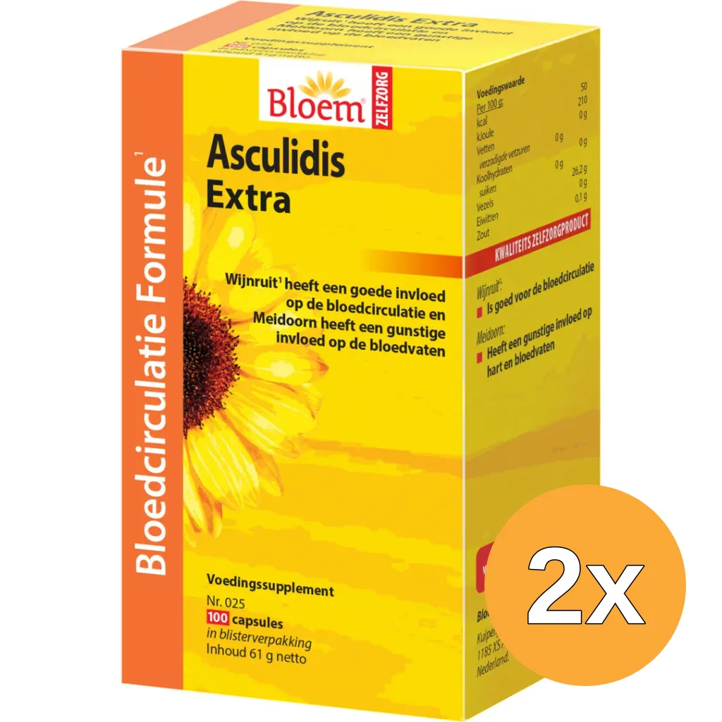 2x Bloem Asculidis (100 capsules)