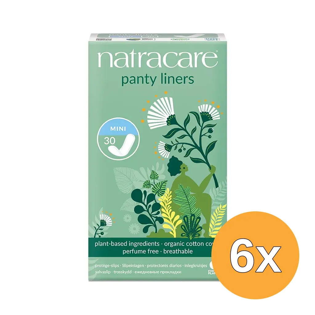 6x Natracare Inlegkruisjes mini (30 stuks)