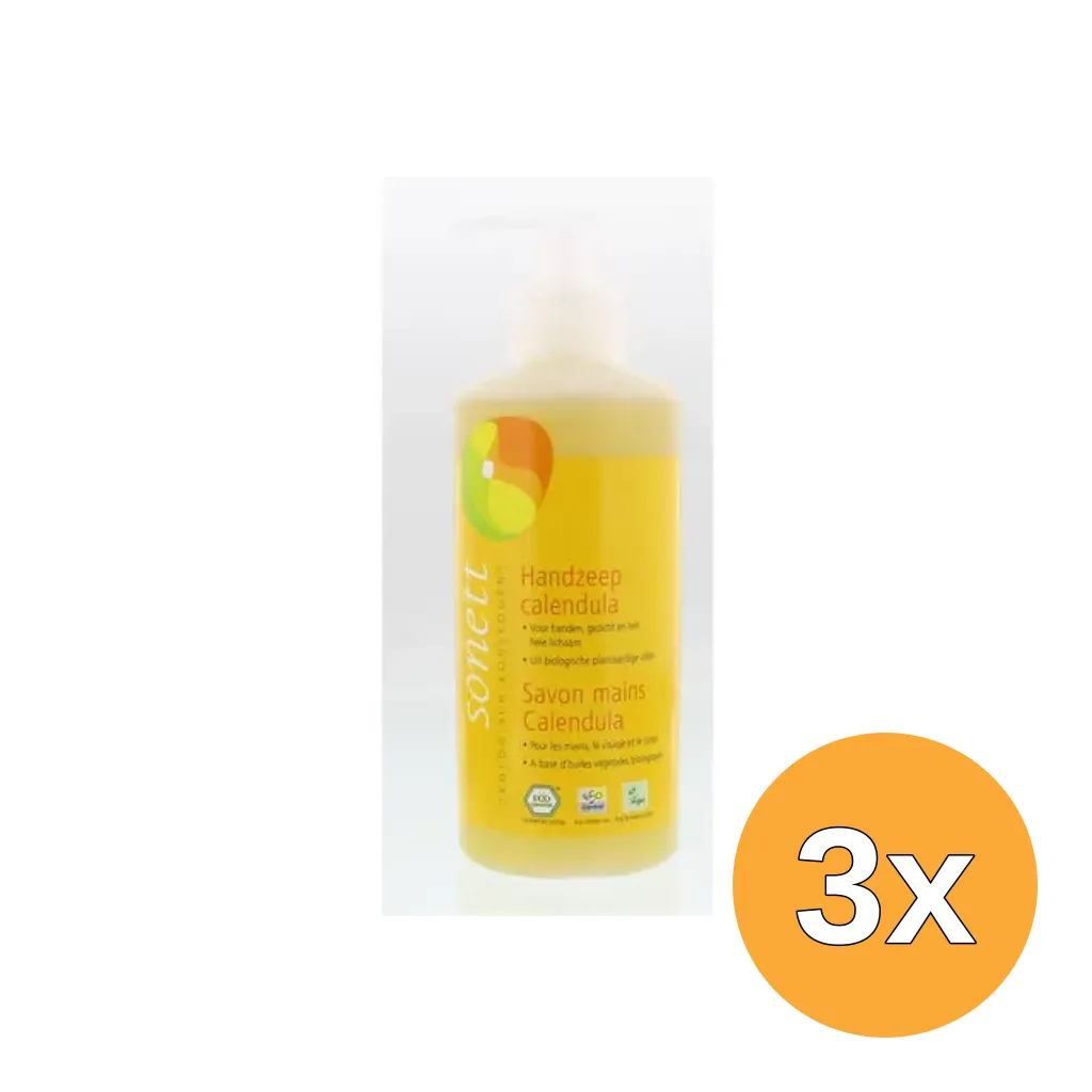 3x Sonett Handzeep calendula (300 ml)