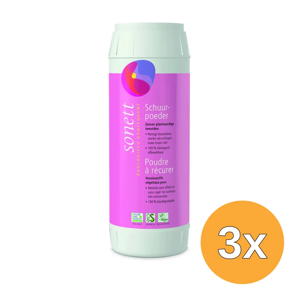 3x Sonett Schuurpoeder (450 Gram)