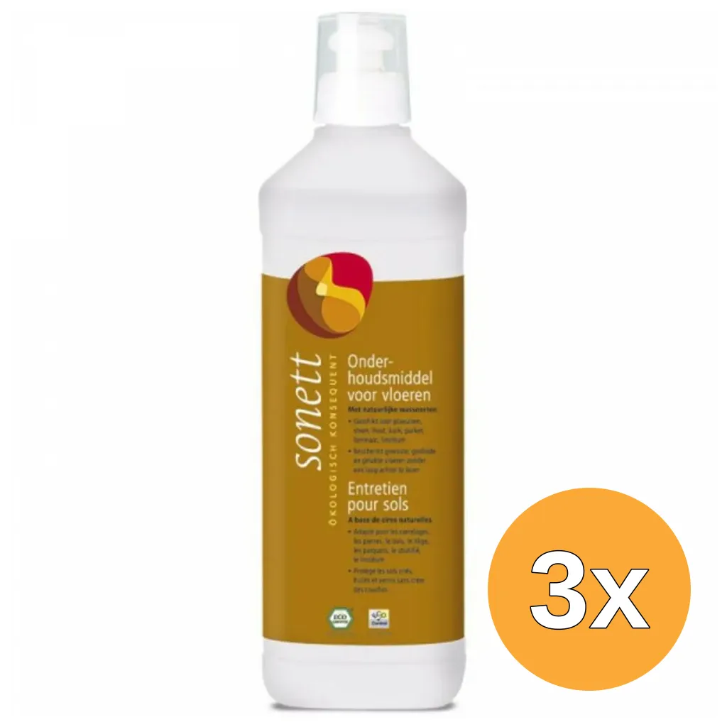 3x Sonett Onderhoudsmiddel Vloeren (500 ml)