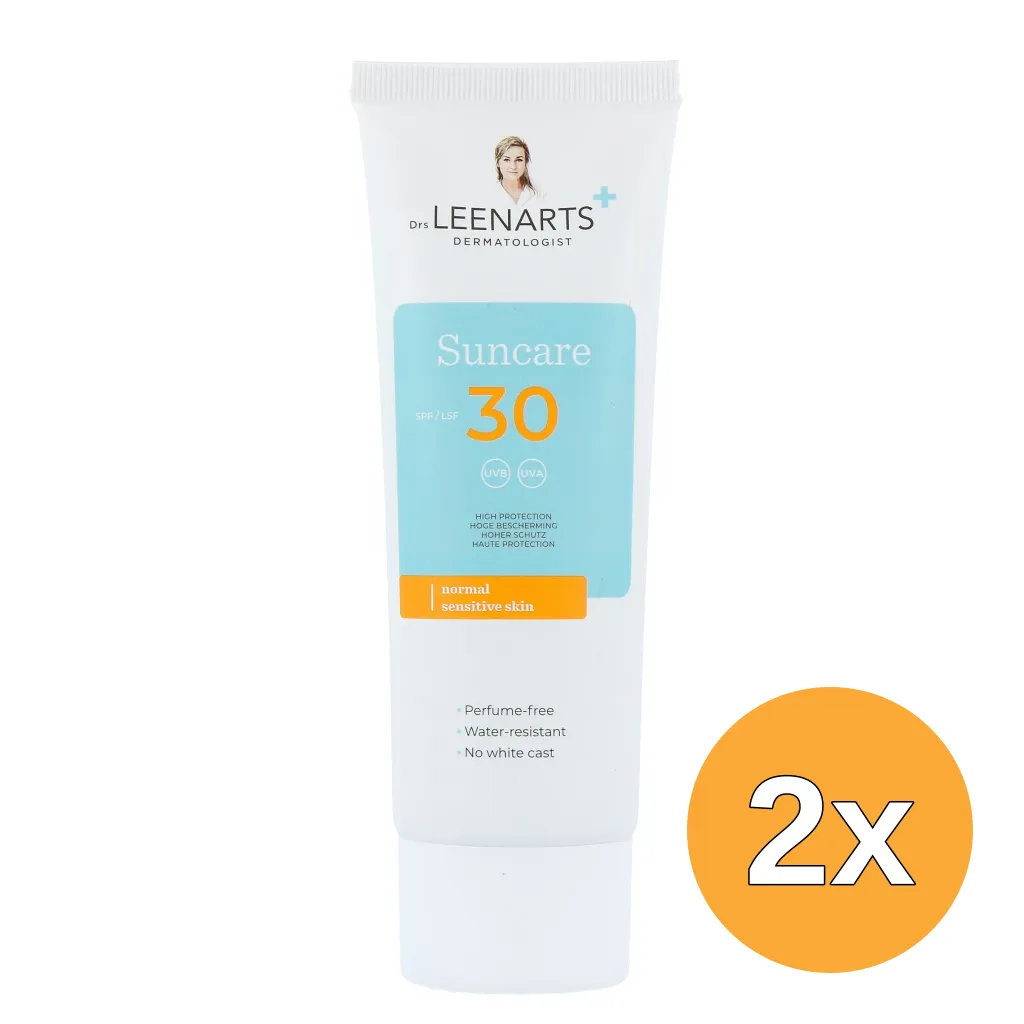 2x Drs Leenarts Sun Care SPF30 Normale Gevoelige Huid Parfumvrij (100 ml)