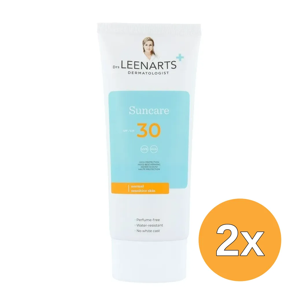 2x Drs Leenarts Sun Care SPF30 Normale Gevoelige Huid Parfumvrij (200 ml)