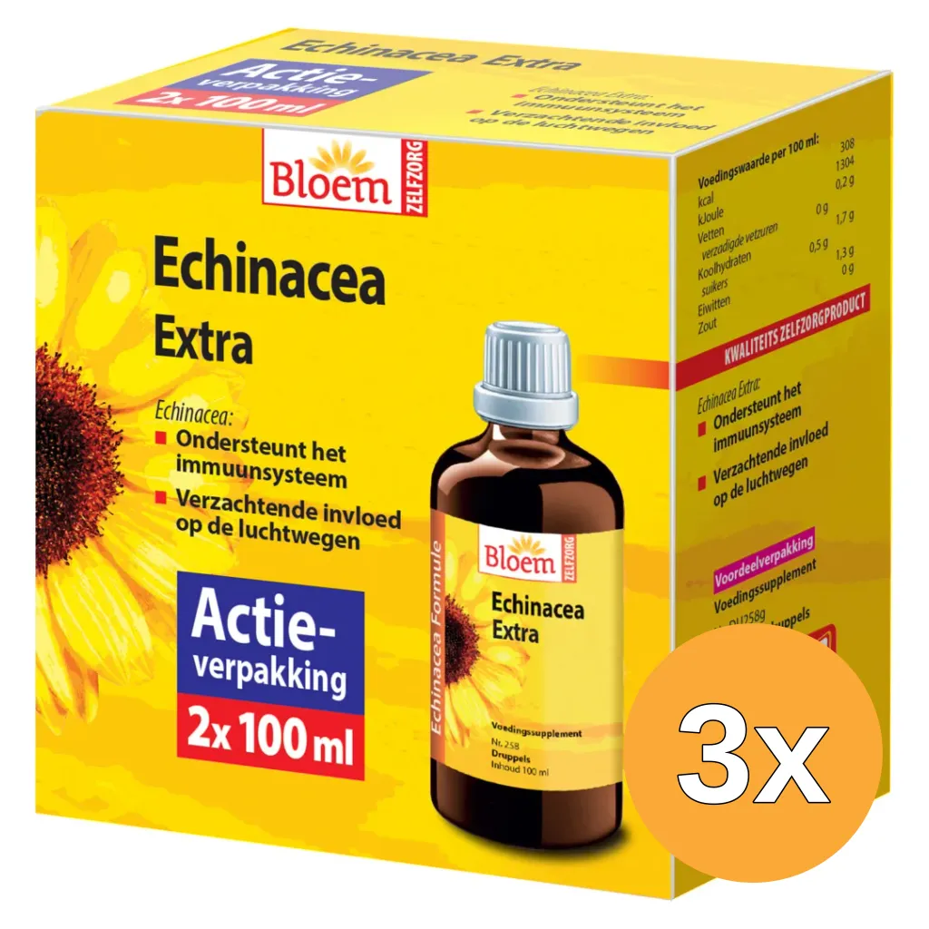 3x Bloem Echinacea Duo 2 x 100ml (200 ml)