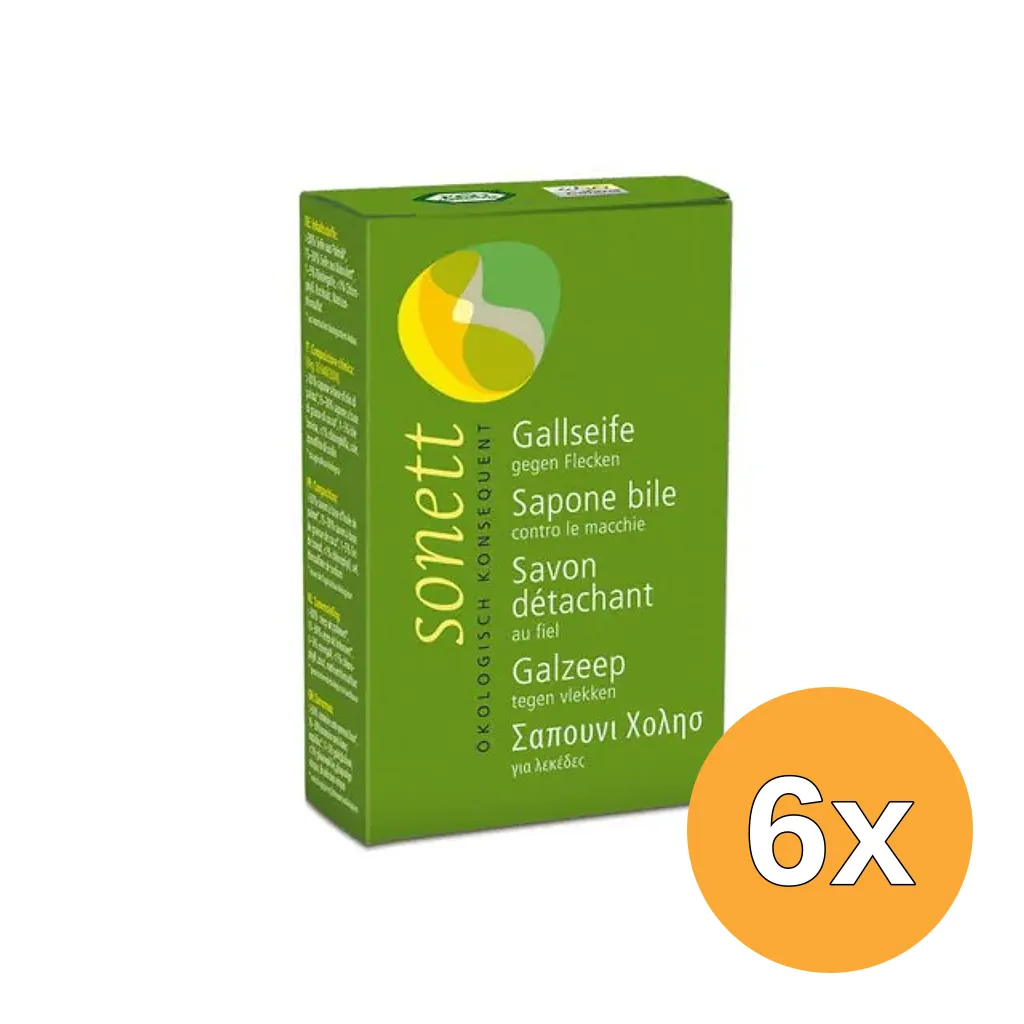6x Sonett Ossengal zeep (100 gr)
