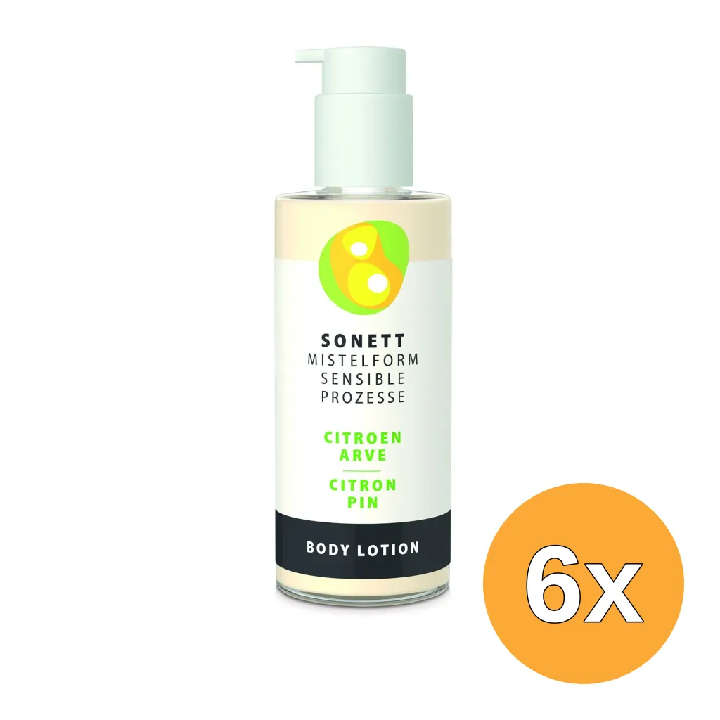 6x Sonett Mistelform Bodylotion Citroen & Arve (145 ml)