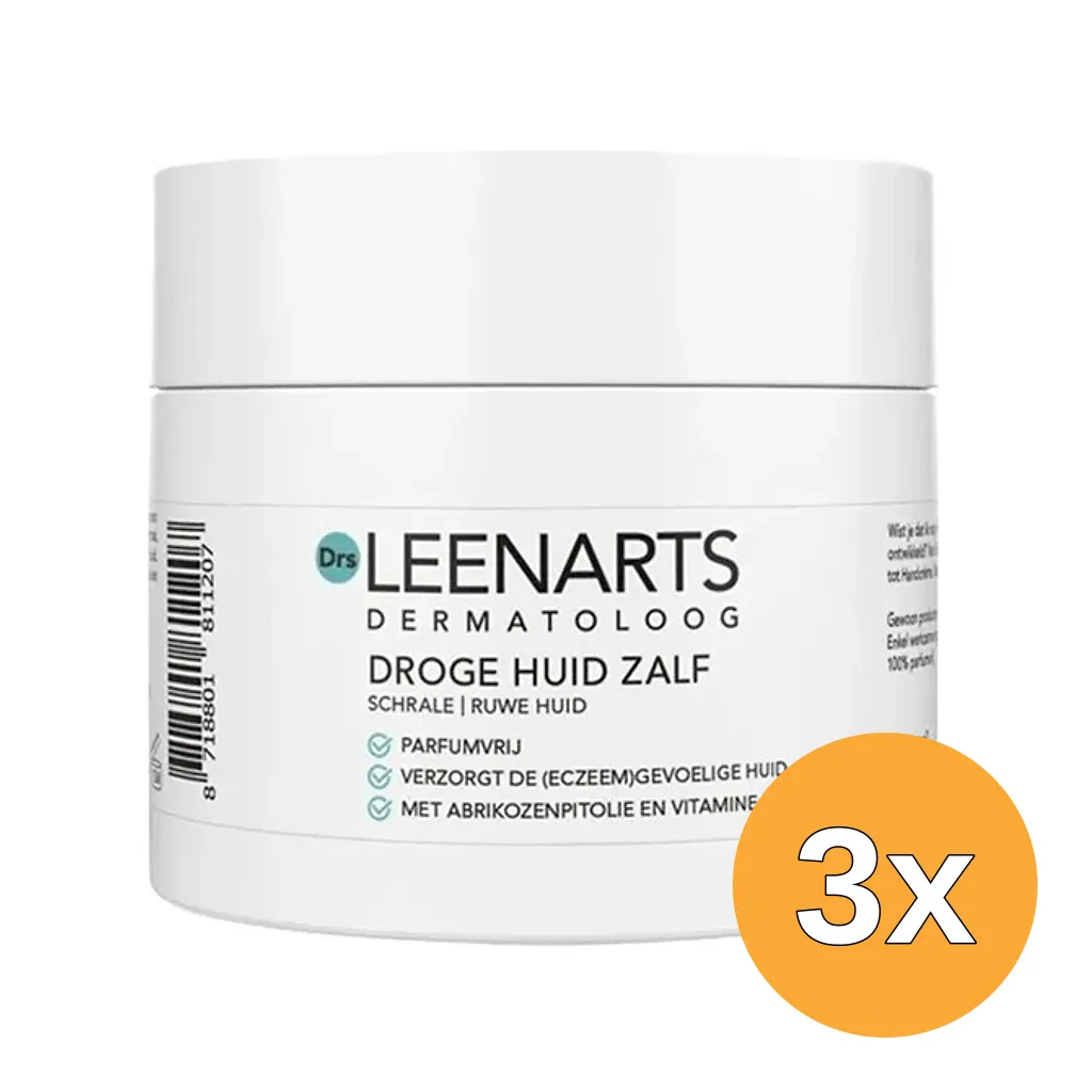 3x Drs Leenarts Droge Huid Zalf (125 ml)