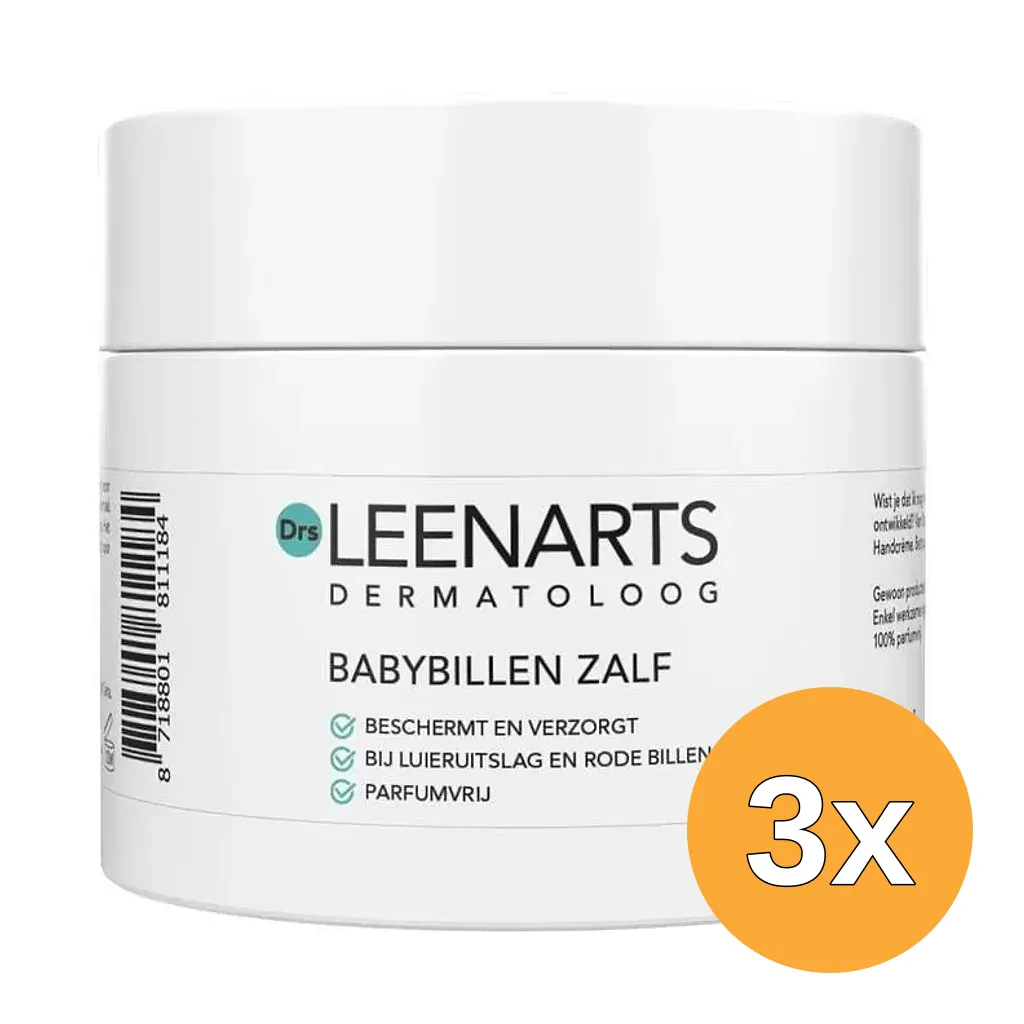 3x Drs Leenarts Babybillen Zalf (125 ml)