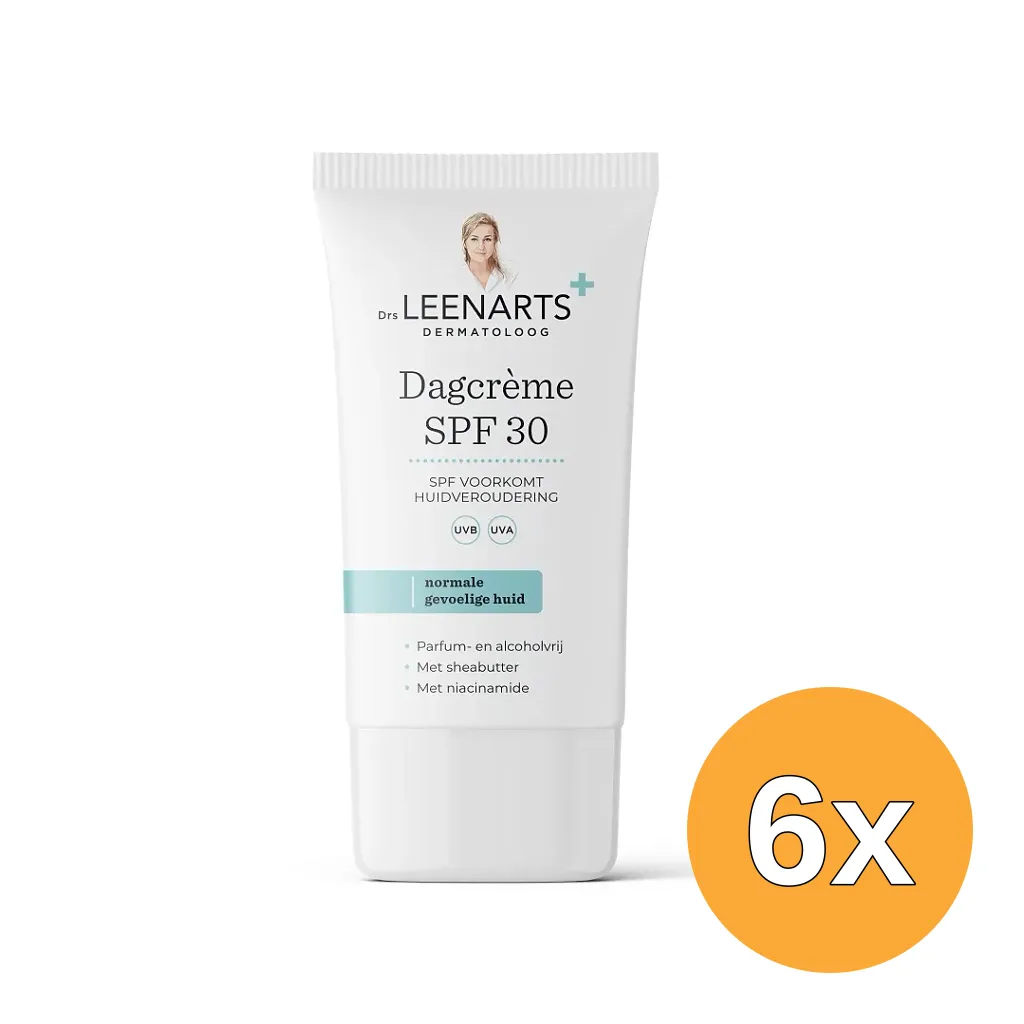 6x Drs Leenarts Dagcrème SPF30 Normale Huid (50 ml)