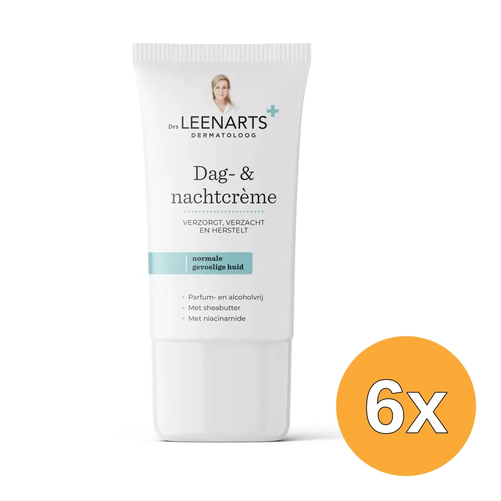 6x Drs Leenarts Dag- & Nachtcrème Normale Huid (50 ml)