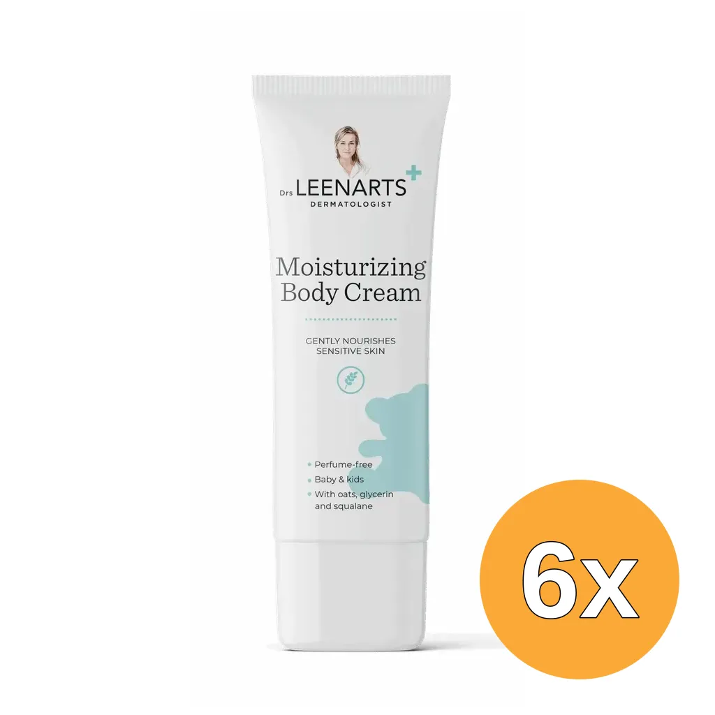 6x Drs Leenarts Moisturizing Body Cream (100 ml)