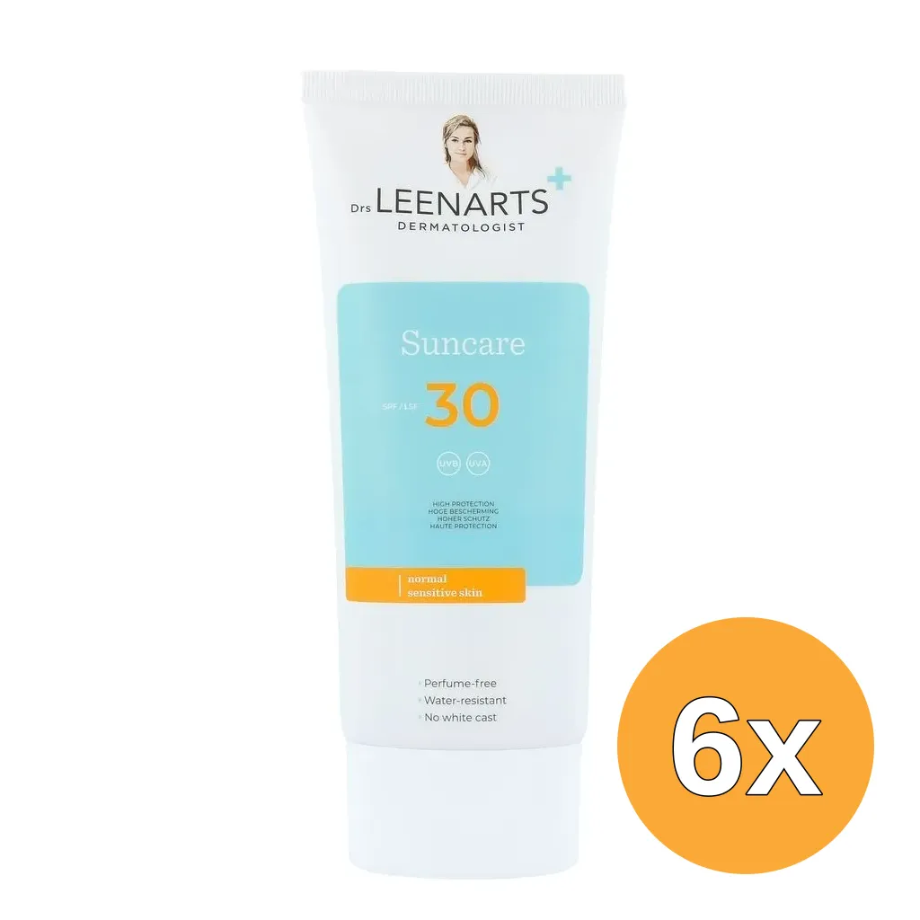 6x Drs Leenarts Sun Care SPF30 Normale Gevoelige Huid Parfumvrij (200 ml)