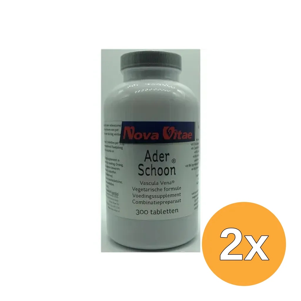 2x Nova Vitae Aderschoon (300 tabletten)