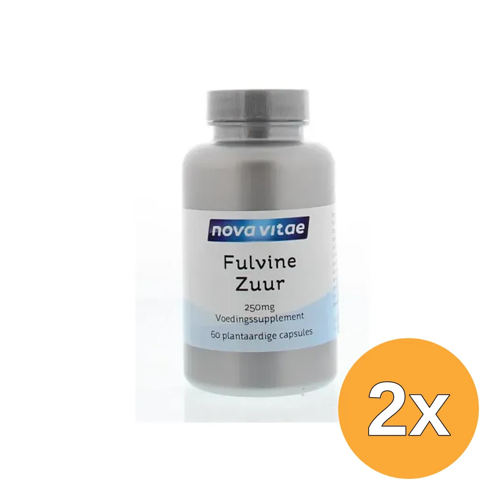 2x Nova Vitae Fulvinezuur 250 Mg (60 vega capsules)