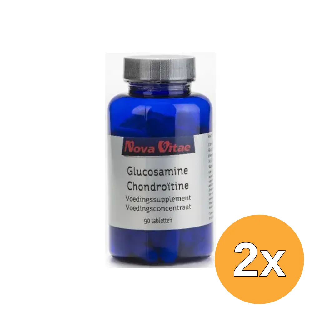 2x Nova Vitae Glucosamine Chondroitine Complex (90 tabletten)