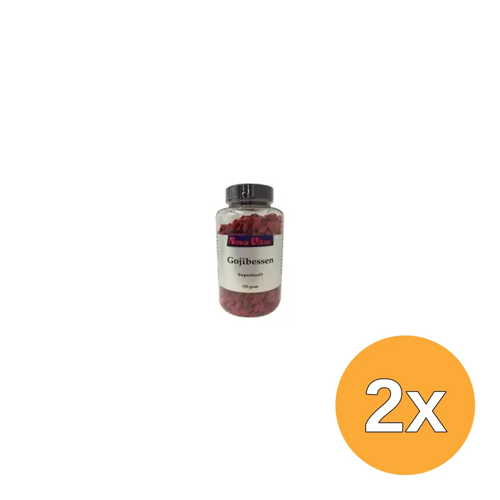 2x Nova Vitae Goji Bessen (150 gr)