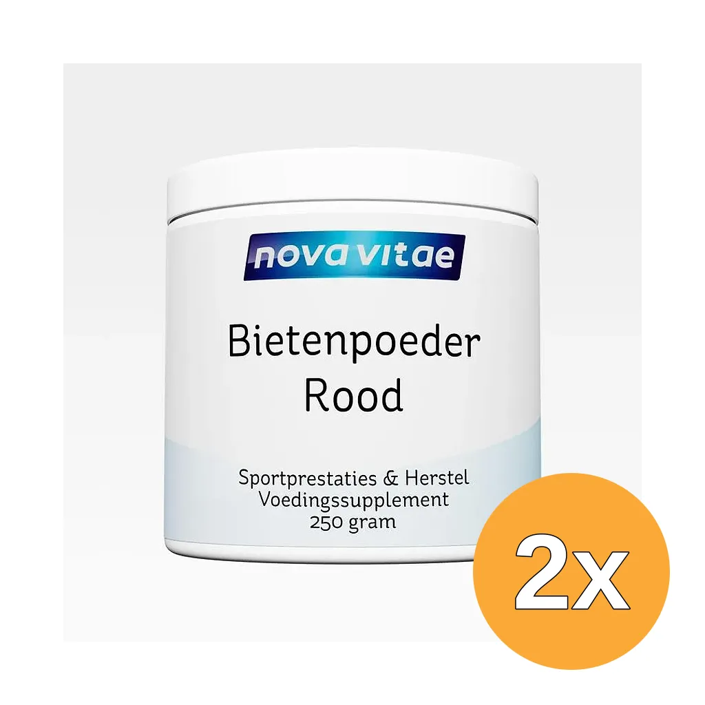 2x Nova Vitae Rode Bietenpoeder (250 gr)