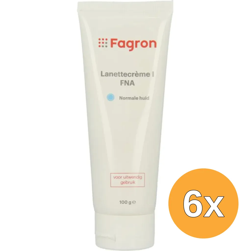 6x Fagron Lanettecreme I FNA (100 gr)