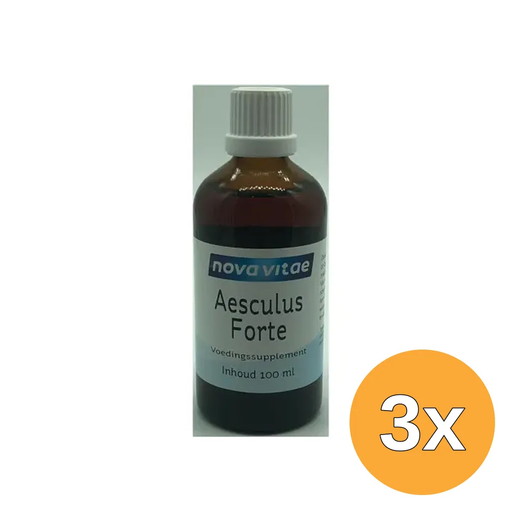 3x Nova Vitae Aesculus forte (100 ml)