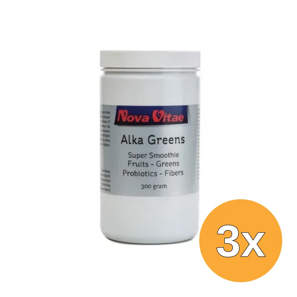 3x Nova Vitae Alkagreens Plus (300 gr)