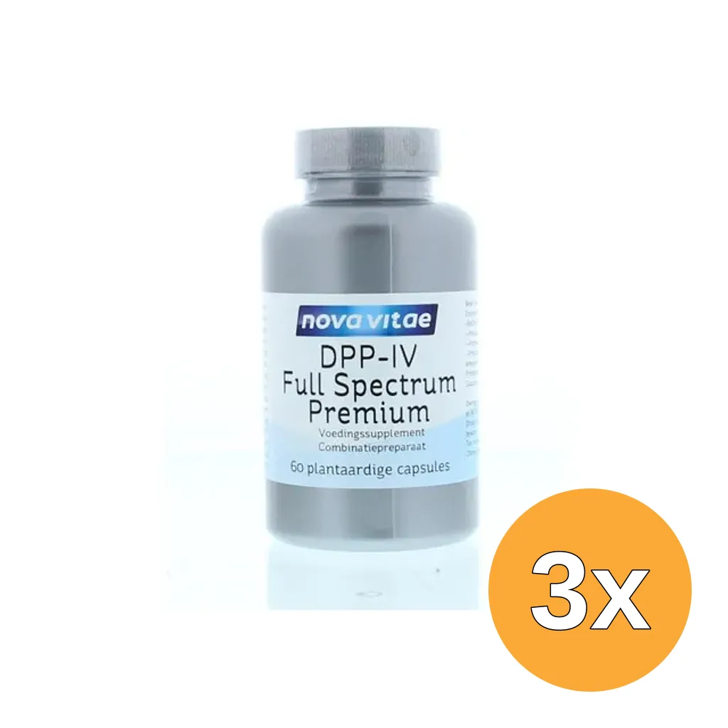 3x Nova Vitae DPP-IV Full Spectrum Premium (60 vega capsules)