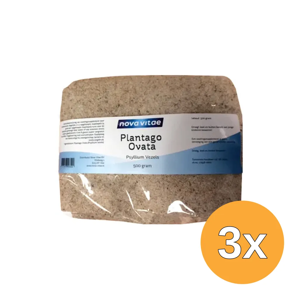 3x Nova Vitae Plantago psyllium (500 gr)