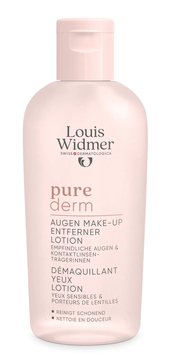 Louis Widmer Purederm Oogmake-up Reiniging Lotion zonder Parfum (100 ml)