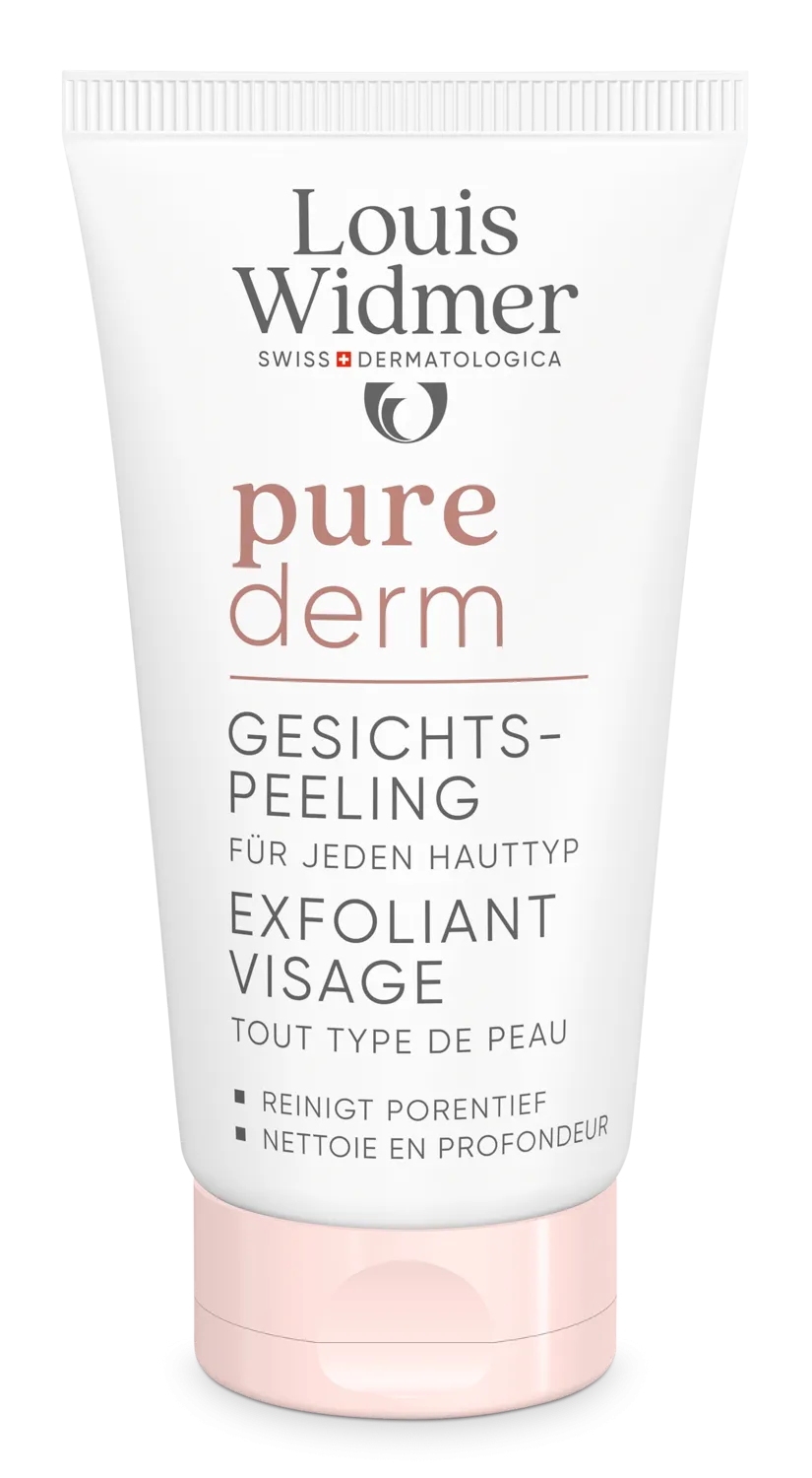 Louis Widmer Purederm Gezichtspeeling Licht Geparfumeerd (50 ml)