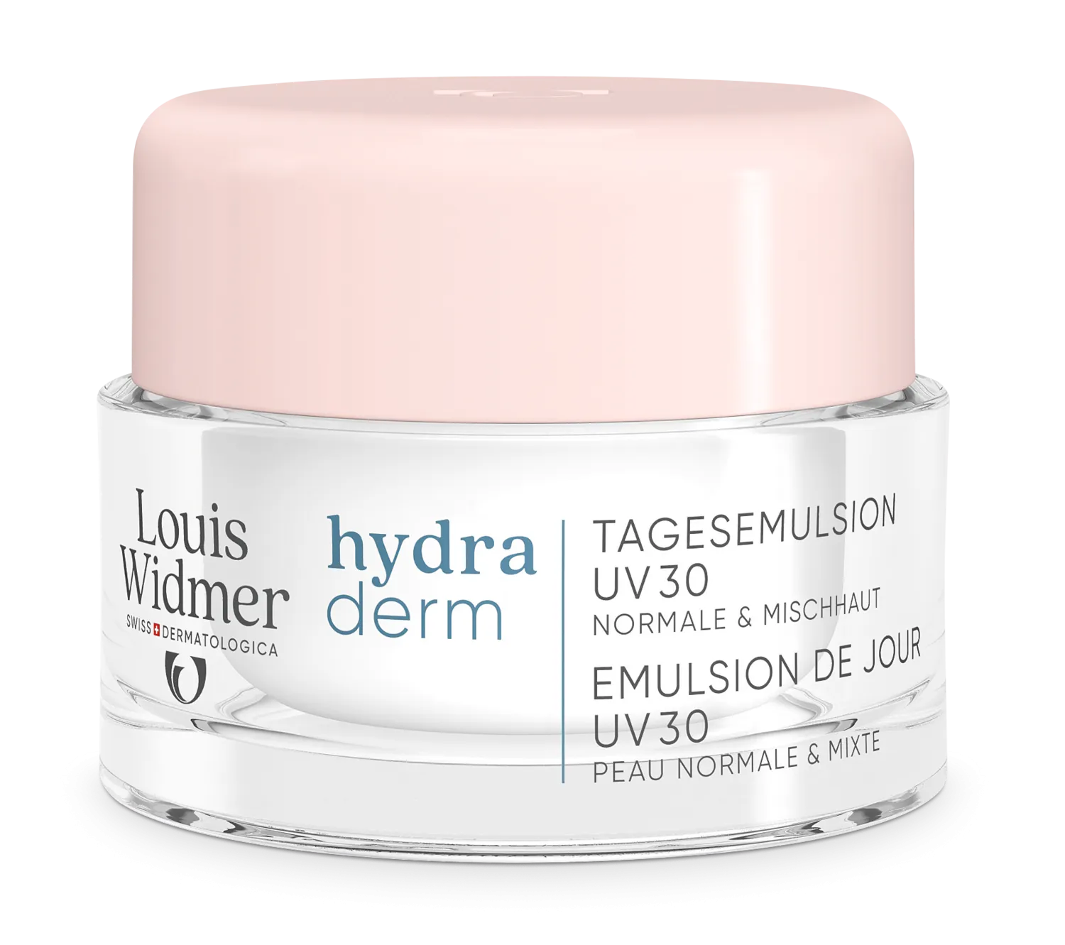 Louis Widmer Hydraderm Dagemulsie Uv 30 zonder Parfum (50 ml)