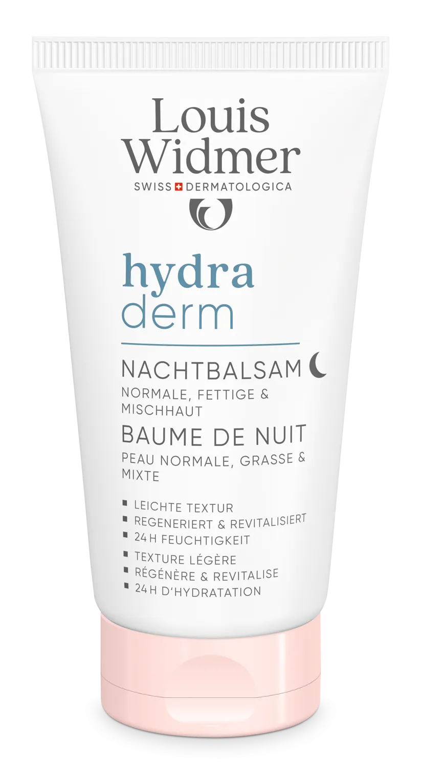Louis Widmer Hydraderm Nachtbalsem Licht Geparfumeerd (50 ml)