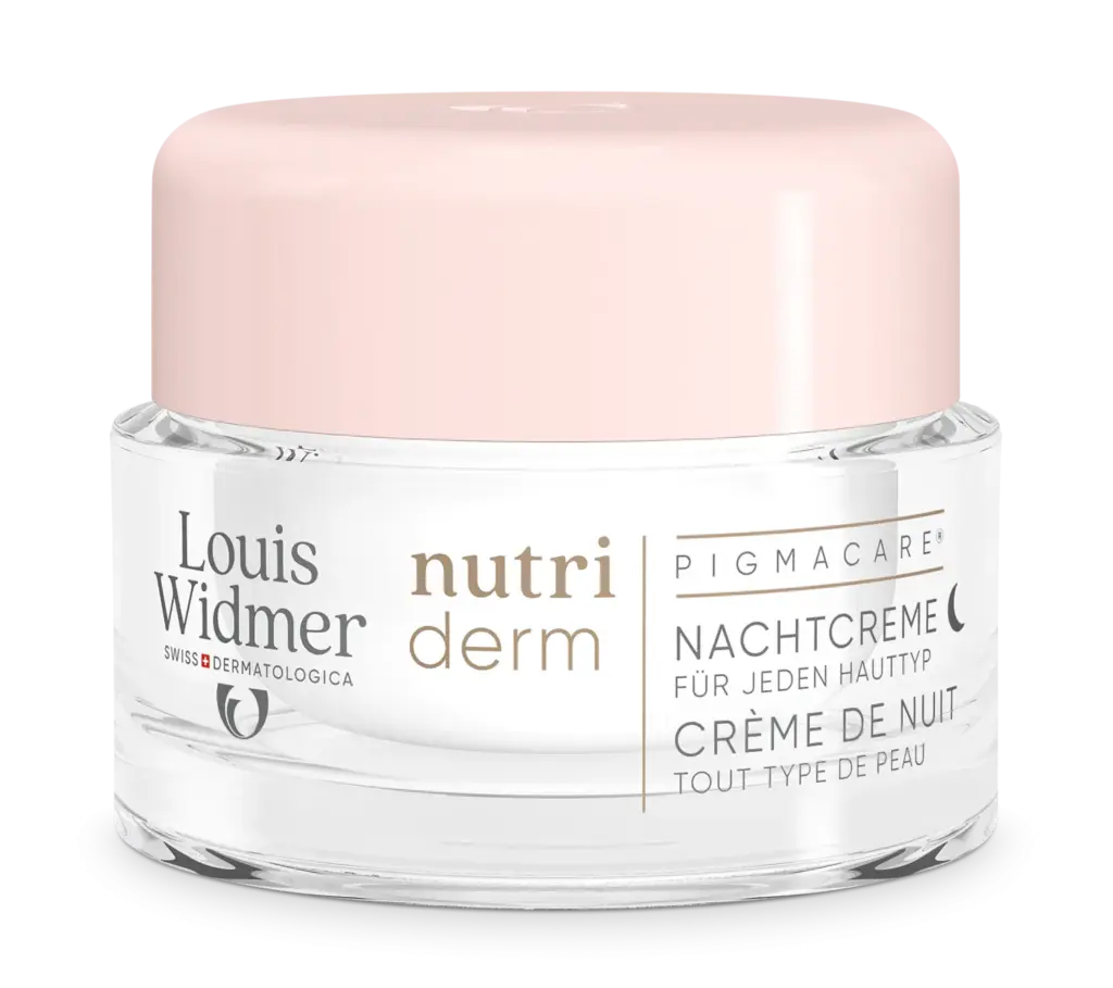 Louis Widmer Nutriderm Pigmacare® Nachtcrème zonder Parfum (50 ml)