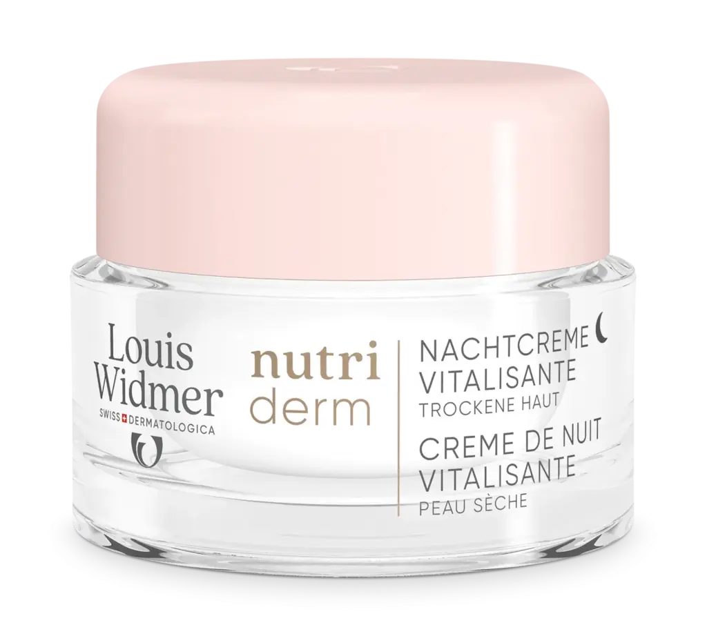 Louis Widmer Nutriderm Nachtcrème Vitalisante Licht Geparfumeerd (50 ml)