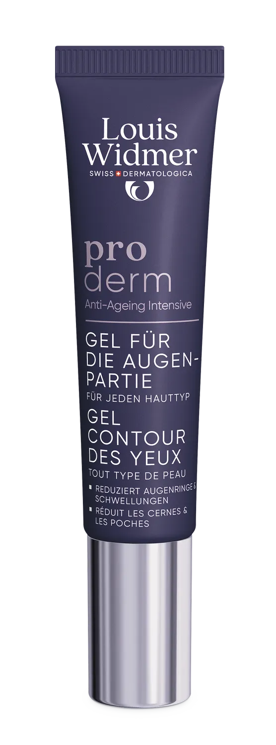 Louis Widmer Proderm Oogomtrekgel zonder Parfum (15 ml)