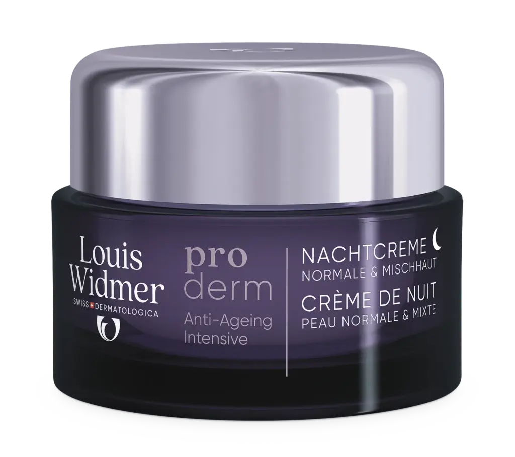 Louis Widmer Proderm Nachtcrème zonder Parfum (50 ml)