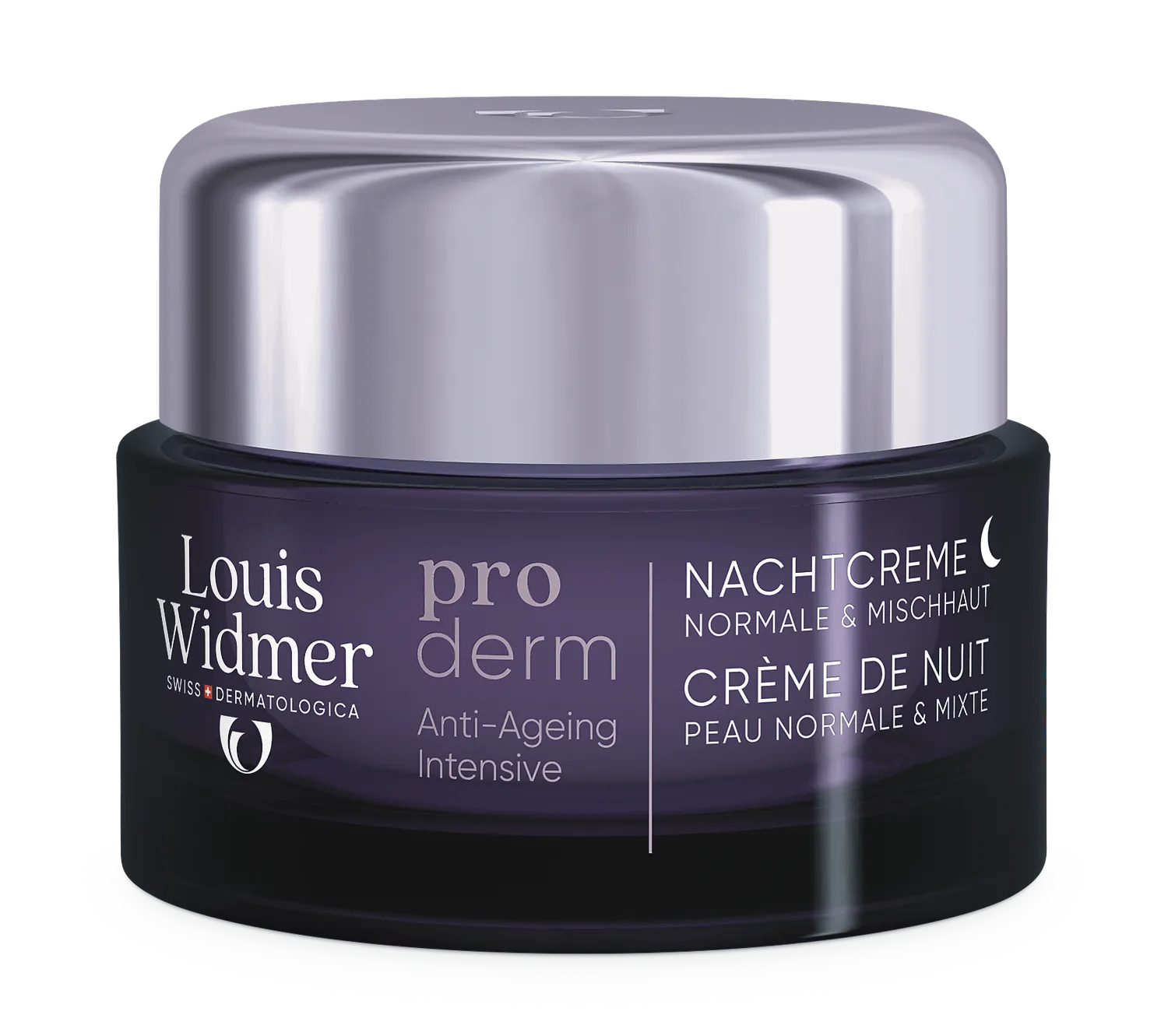 Louis Widmer Proderm Nachtcrème zonder Parfum (50 ml)