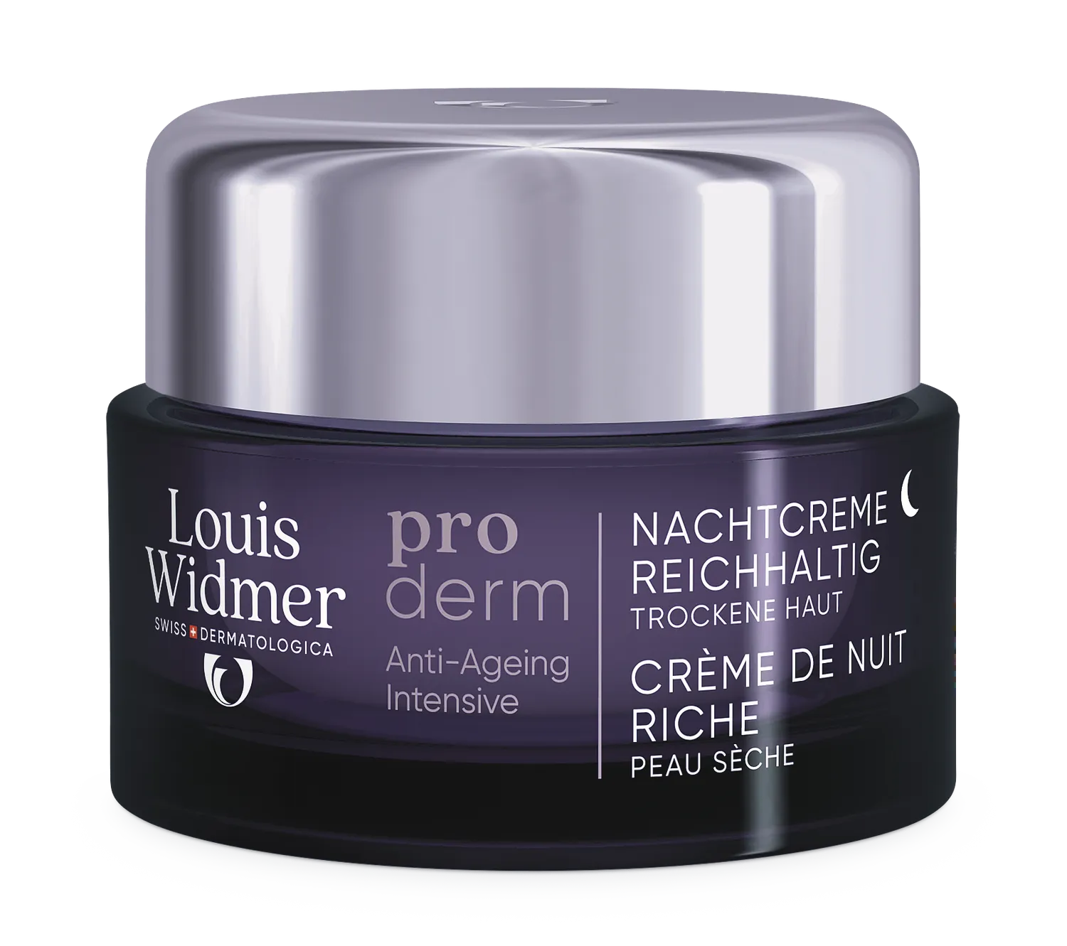 Louis Widmer Proderm Nachtcrème Rijke Textuur zonder Parfum (50 ml)