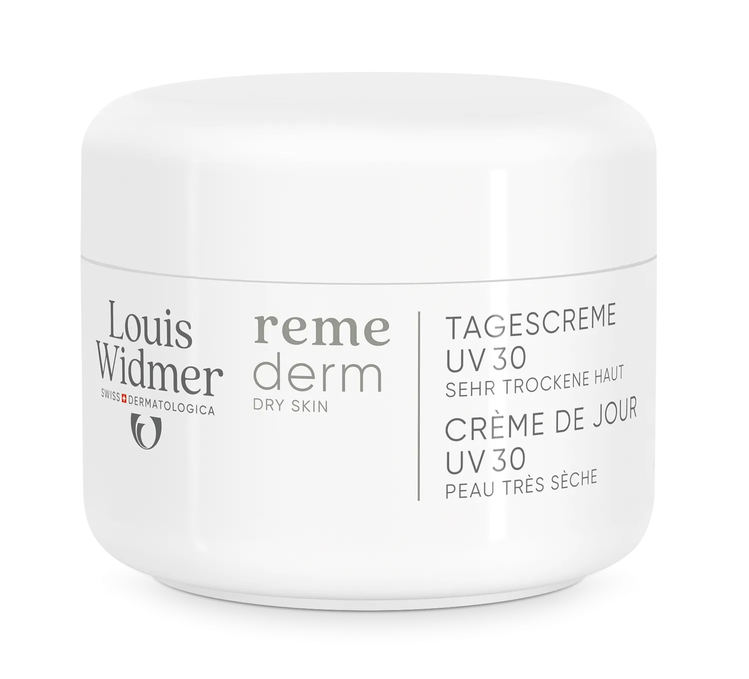 Louis Widmer Remederm Dagcrème Uv 30 zonder Parfum (50 ml)