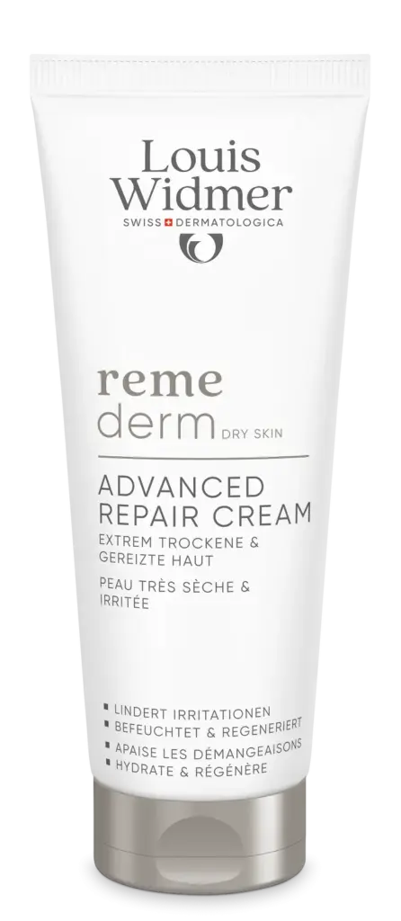 Louis Widmer Remederm Advanced Repair Cream zonder Parfum (75 ml)