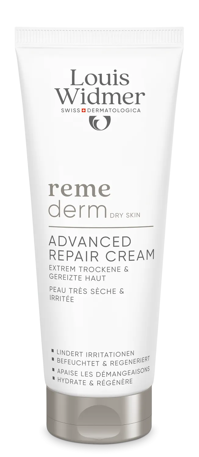 Louis Widmer Remederm Advanced Repair Cream zonder Parfum (75 ml)
