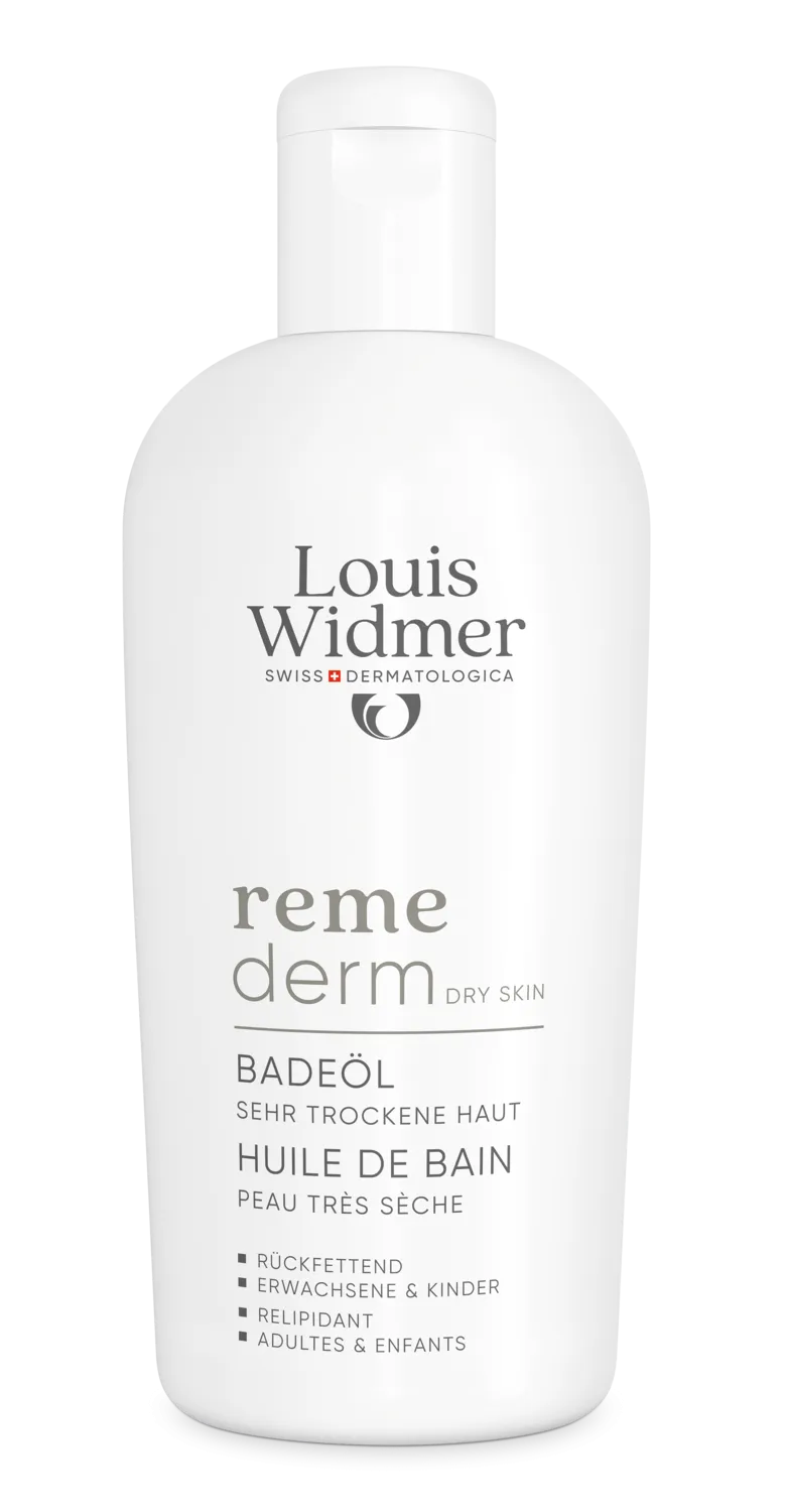 Louis Widmer Remederm Badolie Licht Geparfumeerd (250 ml)