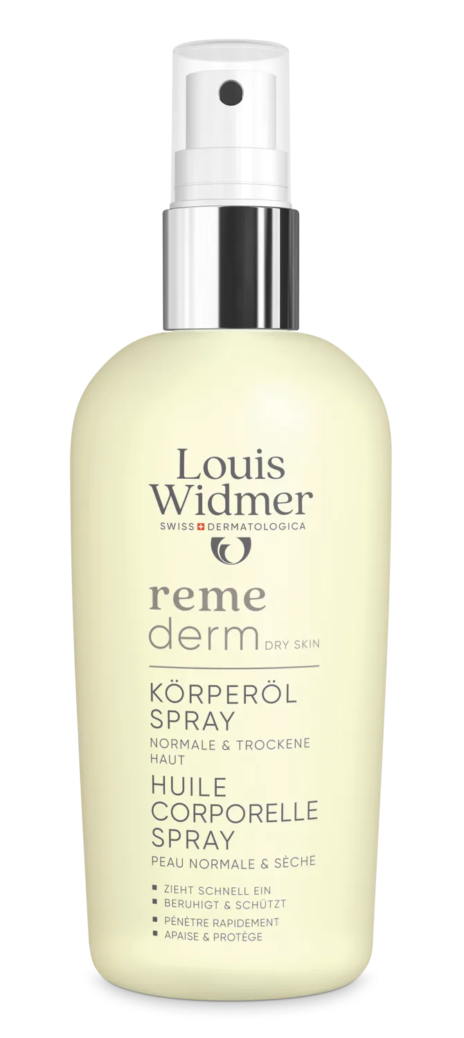 Louis Widmer Remederm Lichaamsolie Spray Licht Geparfumeerd (150 ml)