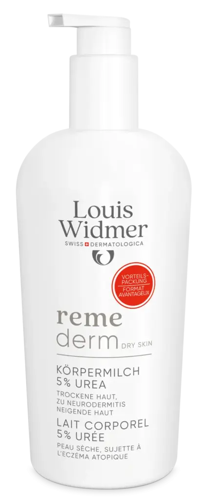 Louis Widmer Remederm Lichaamsmelk 5 % Ureum Value Pack Licht Geparfumeerd (400 ml)