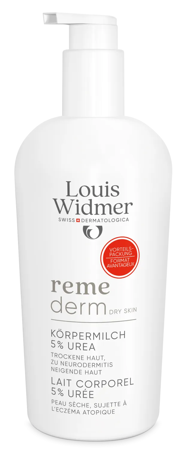 Louis Widmer Remederm Lichaamsmelk 5 % Ureum Value Pack Licht Geparfumeerd (400 ml)