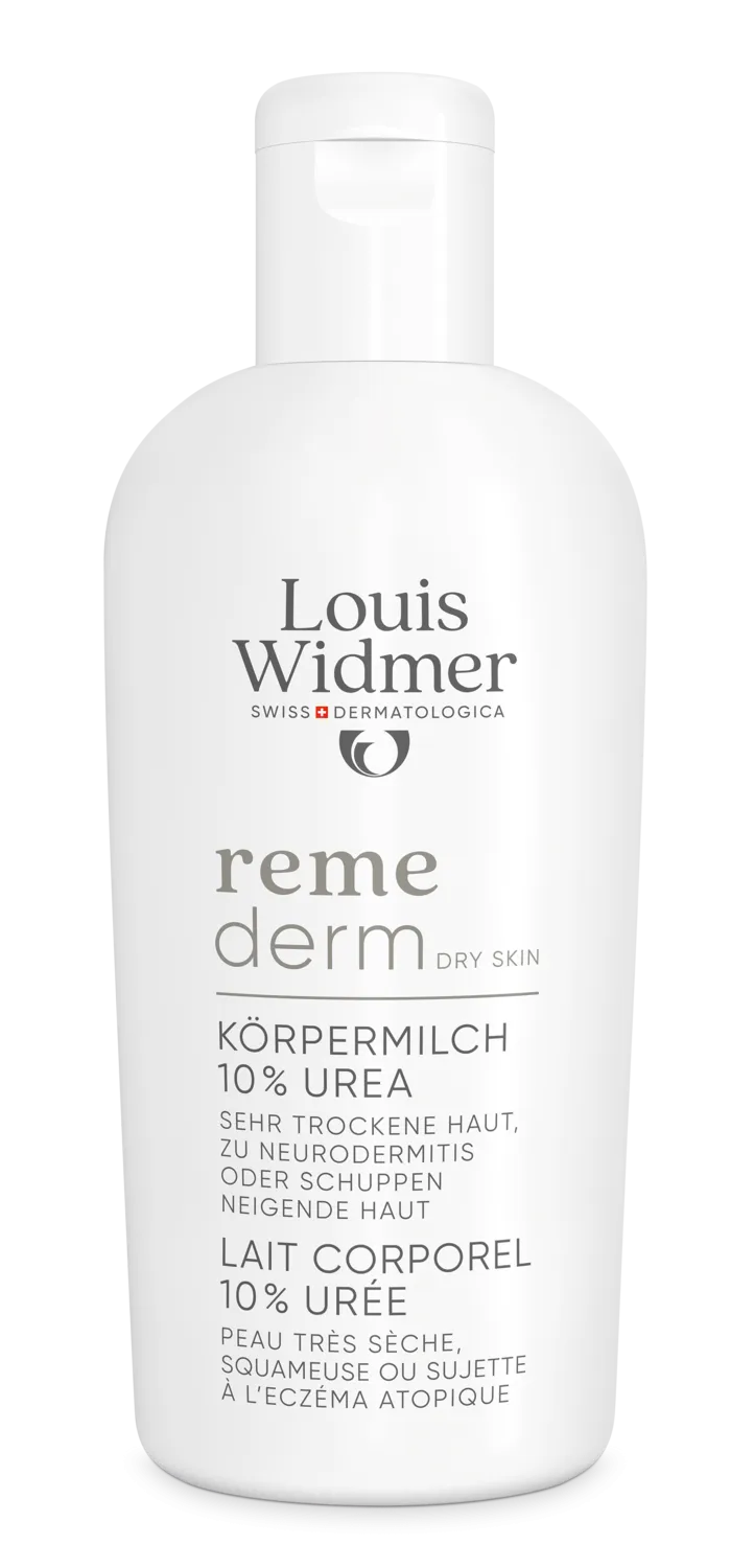Louis Widmer Remederm Lichaamsmelk 10 % Ureum zonder Parfum (200 ml)