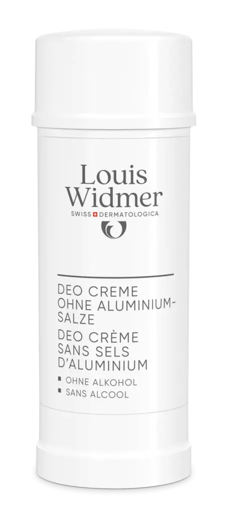 Louis Widmer Deo Crème zonder Aluminiumzouten zonder Parfum (40 ml)