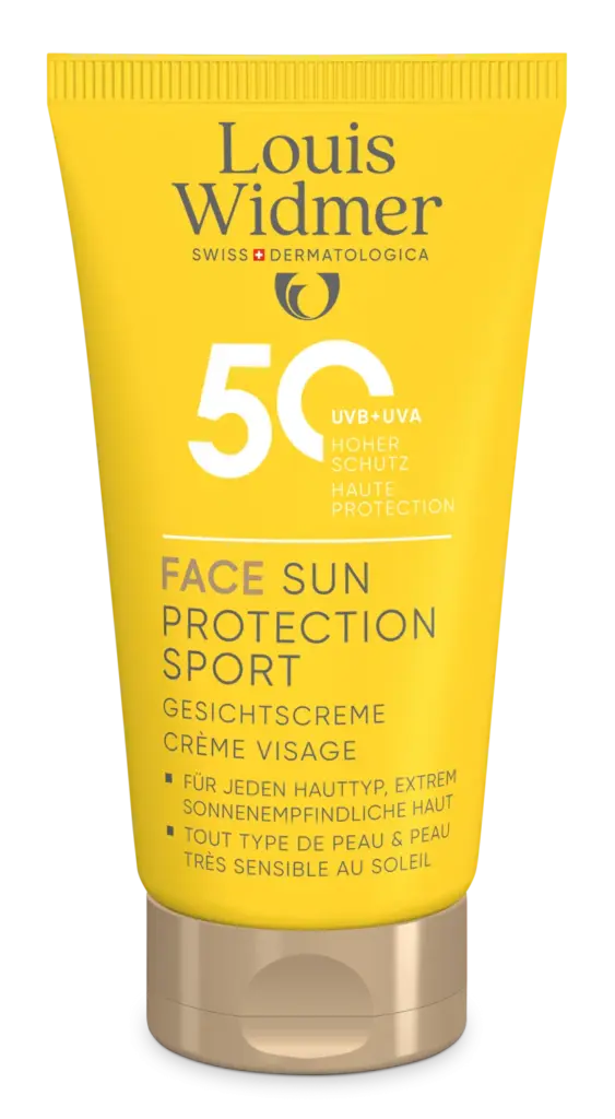 Louis Widmer Face Sun Protection Sport 50 zonder Parfum (50 ml)