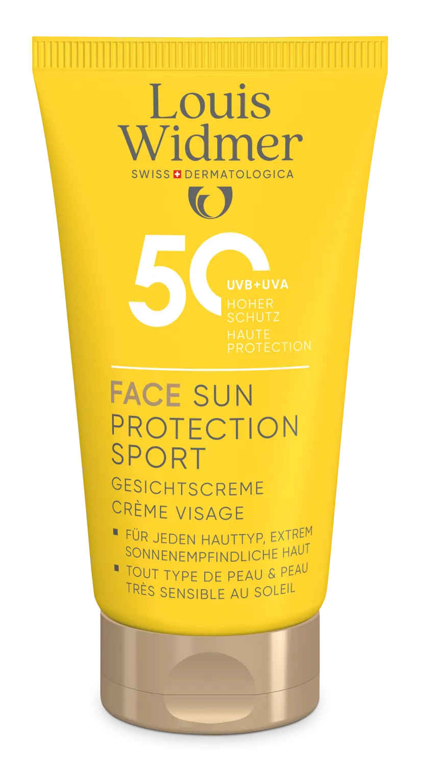 Louis Widmer Face Sun Protection Sport 50 zonder Parfum (50 ml)